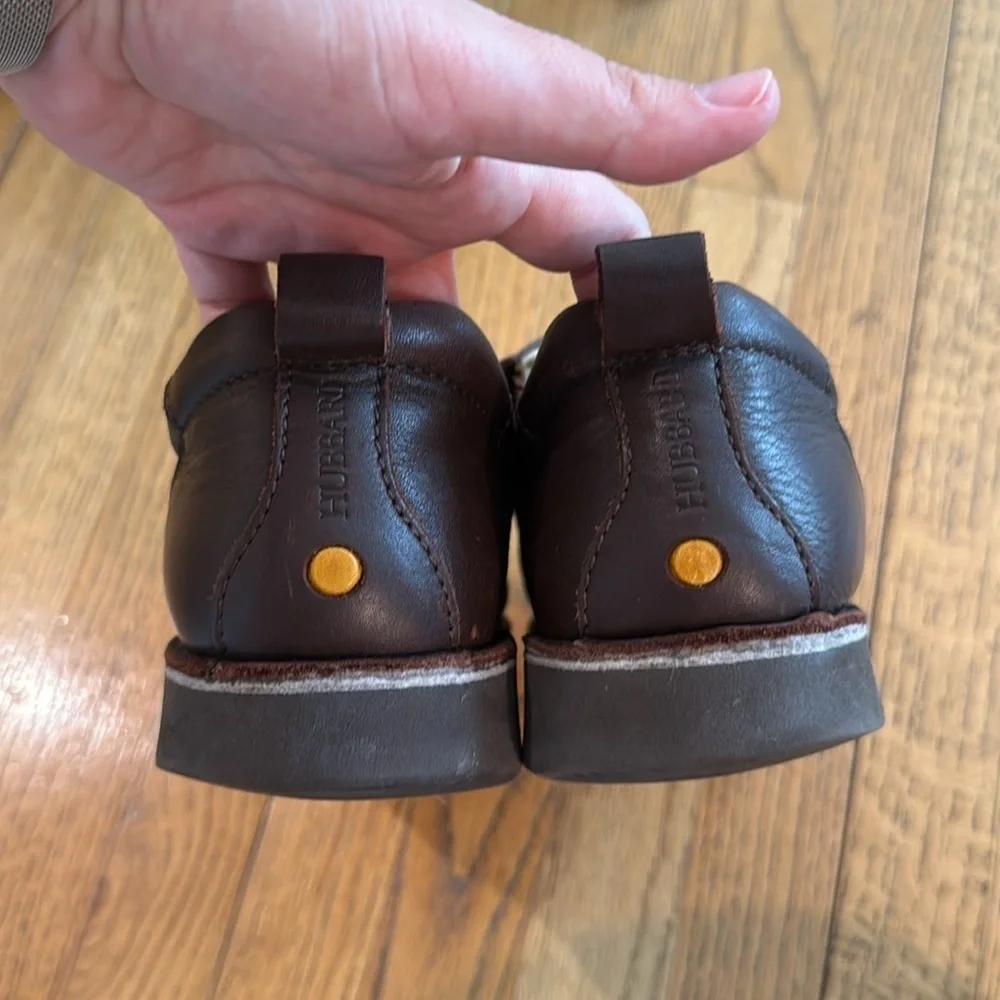 Sam Hubbard Brown Full-Grain Leather Loafers — Men’s Size 10